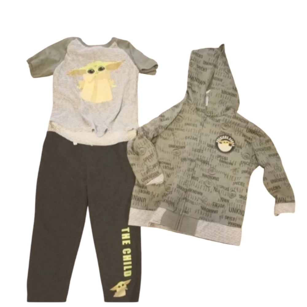 Star Wars The Child Yoda Boys/Girls 3 piece set 4t